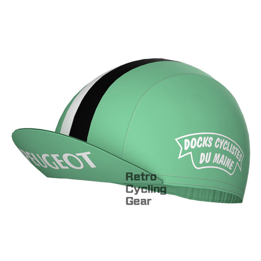 Green PEUGEOT Retro Cycling Cap