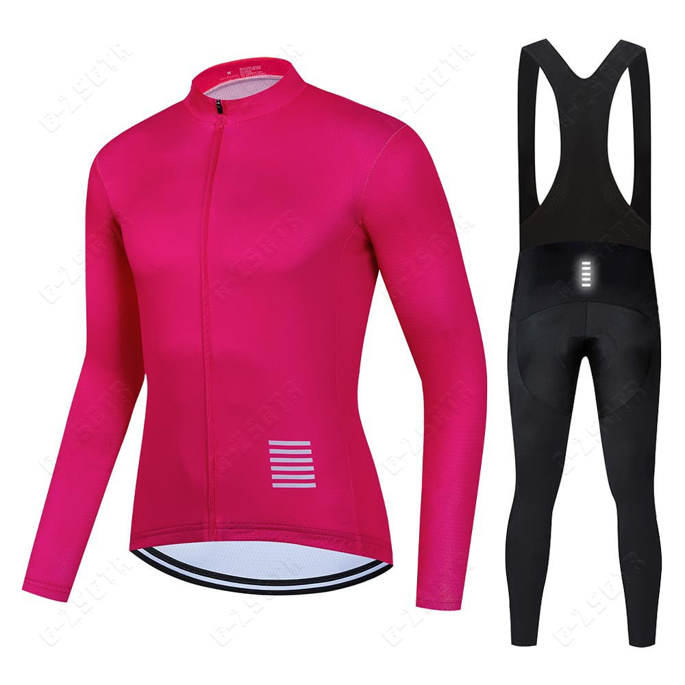 Long-sleeved cycling set