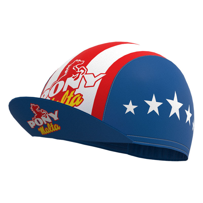 Pony Blue Retro Cycling Cap