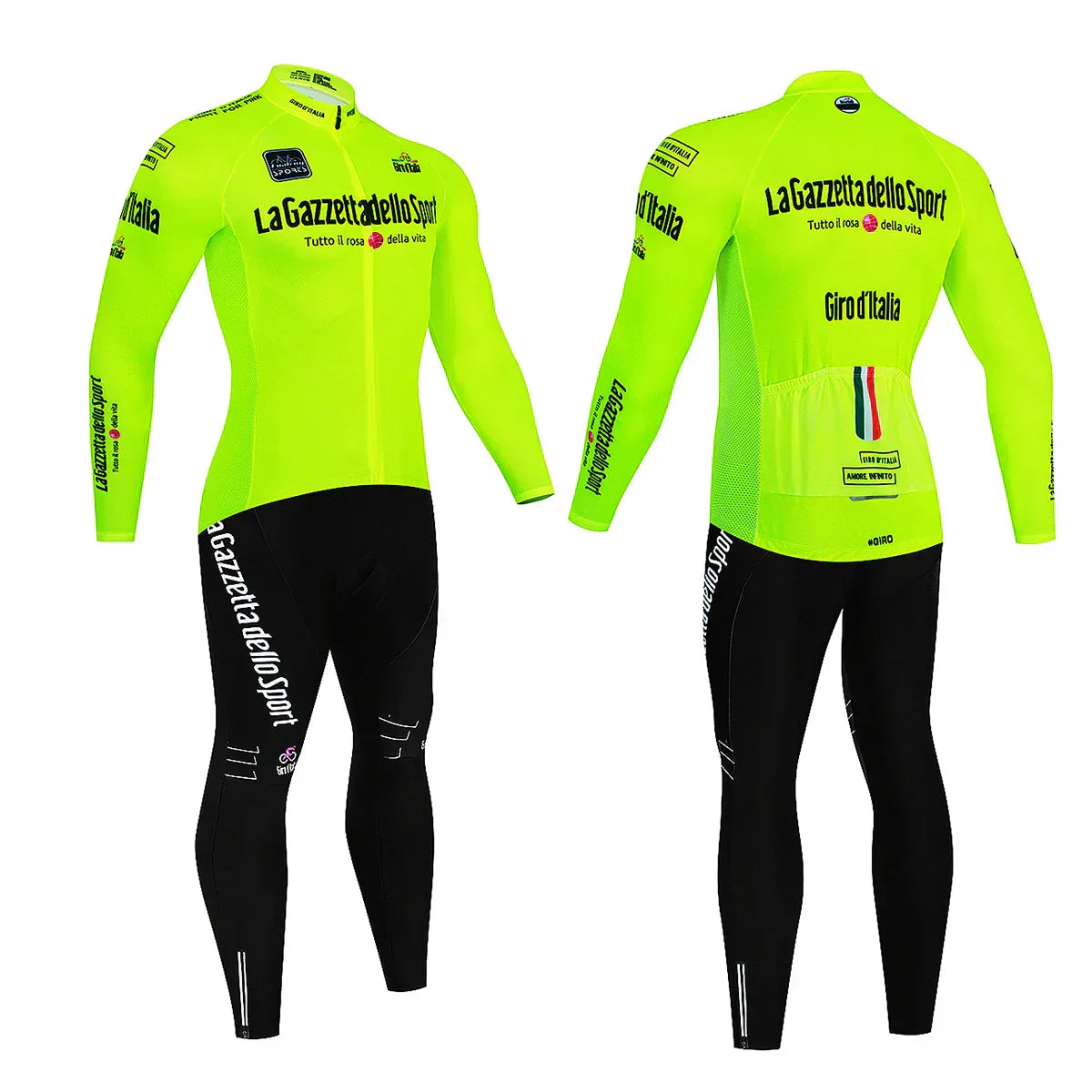 Giro d'Italie - Long sleeved pro cycling kit