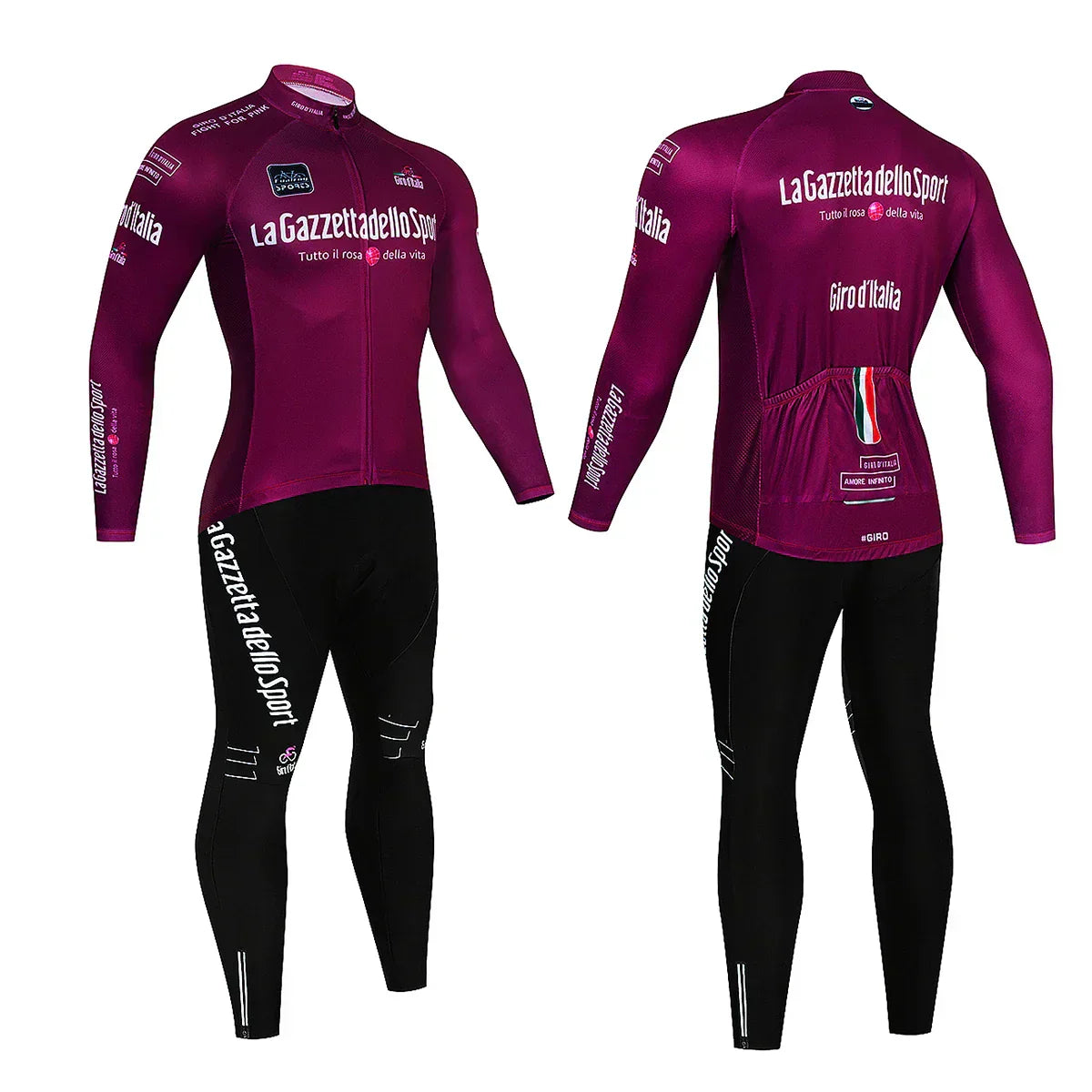 Giro d'Italie - Long sleeved pro cycling kit