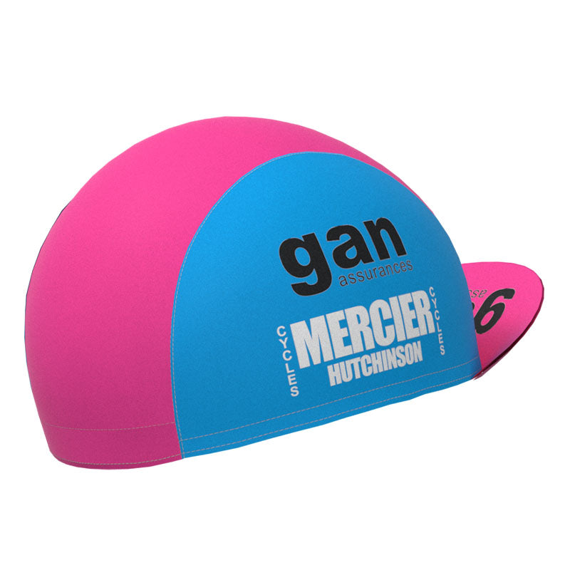 gan Blue-Pink Retro Cycling Cap